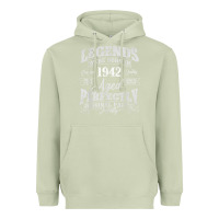 Matcha legends were born in 1942 year of birth birthday t shirt Heavyweight Hoodie - linhVisuals