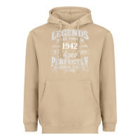 Mushroom legends were born in 1942 year of birth birthday t shirt Heavyweight Hoodie - linhVisuals