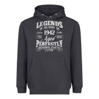 Smoke legends were born in 1942 year of birth birthday t shirt Heavyweight Hoodie - linhVisuals