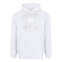 White legends were born in 1942 year of birth birthday t shirt Heavyweight Hoodie - linhVisuals