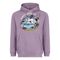 Lavender funny women want me, fish fishing fear t shirt Heavyweight Hoodie - linhVisuals