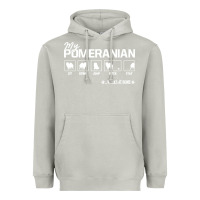 Moon Dust dog pomeranian cute dog puppy pet black paw Heavyweight Hoodie - linhVisuals