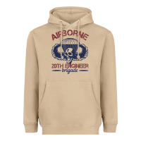 Mushroom the engineers of 20th brigade t shirt Heavyweight Hoodie - linhVisuals