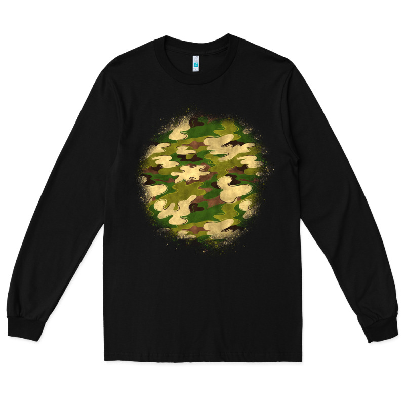 Camouflage Patch 2 Long Sleeve Tee by BundleAndBundleShop | Teevron