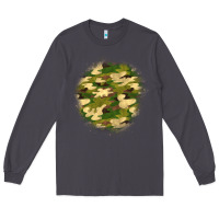 Smoke camouflage patch 2 Long Sleeve Tee - BundleAndBundleShop