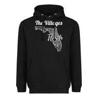 Black the villages fl   florida city mandala t shirt Heavyweight Hoodie - linhVisuals
