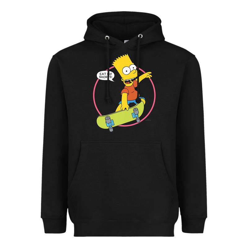 The Simpsons Bart Simpson Eat My Shorts Premium T Shirt Heavyweight Hoodie by linhVisuals | Teevron