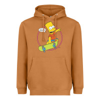 Meerkat the simpsons bart simpson eat my shorts premium t shirt Heavyweight Hoodie - linhVisuals