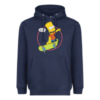 Navy the simpsons bart simpson eat my shorts premium t shirt Heavyweight Hoodie - linhVisuals