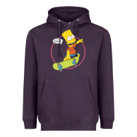 Plum the simpsons bart simpson eat my shorts premium t shirt Heavyweight Hoodie - linhVisuals