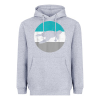 Heather Grey sea turtle retro gift for men or boys t shirt Heavyweight Hoodie - linhVisuals