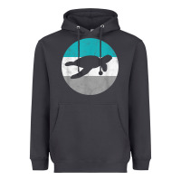 Smoke sea turtle retro gift for men or boys t shirt Heavyweight Hoodie - linhVisuals