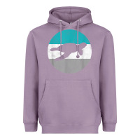 Lavender sea turtle retro gift for men or boys t shirt Heavyweight Hoodie - linhVisuals