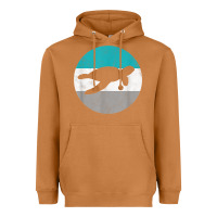 Meerkat sea turtle retro gift for men or boys t shirt Heavyweight Hoodie - linhVisuals