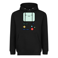 Black bmo   adventure time Heavyweight Hoodie - linhVisuals