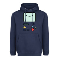 Navy bmo   adventure time Heavyweight Hoodie - linhVisuals