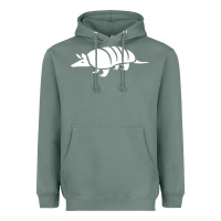 Sage armadillo Heavyweight Hoodie - linhVisuals