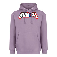 Lavender Artwork SUM41 Heavyweight Hoodie - linhVisuals