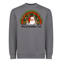 Storm merry christmas y'all santa rainbow Heavyweight Sweatshirt - AdoDesignShop