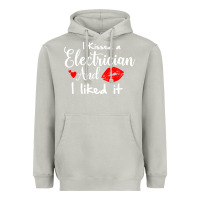 Moon Dust i kissed an electrician and i liked it for girlfriend wife pullover ho Heavyweight Hoodie - linhVisuals