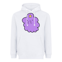 White lumpy space  adventure time Heavyweight Hoodie - linhVisuals