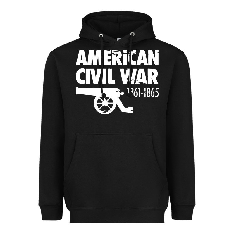 American Civil War Reenactor Historical Heavyweight Hoodie by linhVisuals | Teevron