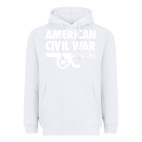 White american civil war reenactor historical Heavyweight Hoodie - linhVisuals
