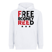 White free rodney reed Heavyweight Hoodie - linhVisuals