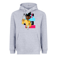 Heather Grey powerline   black lives matter   powerline goofy movie Heavyweight Hoodie - linhVisuals