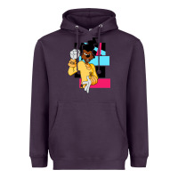 Plum powerline   black lives matter   powerline goofy movie Heavyweight Hoodie - linhVisuals
