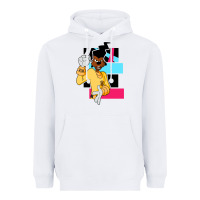 White powerline   black lives matter   powerline goofy movie Heavyweight Hoodie - linhVisuals