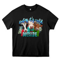 Black heifers its cold outside Heavy Core Tee - CowGirlArtShop