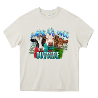 Cream heifers its cold outside Heavy Core Tee - CowGirlArtShop