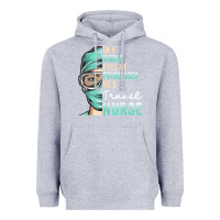 Heather Grey in a world full of princesses be a nurse funny travel nurse t shirt Heavyweight Hoodie - linhVisuals