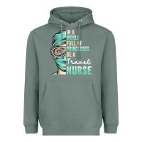 Sage in a world full of princesses be a nurse funny travel nurse t shirt Heavyweight Hoodie - linhVisuals