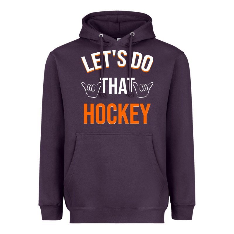 Lets Do That Hockey Heavyweight Hoodie by linhVisuals | Teevron