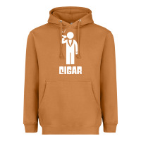 Meerkat cigar smoker Heavyweight Hoodie - linhVisuals