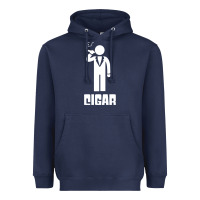 Cigar Smoker Heavyweight Hoodie | Teevron