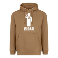 Toasted Coconut cigar smoker Heavyweight Hoodie - linhVisuals