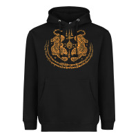 Black twin tiger sak yant tattoo muay thai thailand martial art tank top Heavyweight Hoodie - linhVisuals