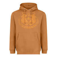 Meerkat twin tiger sak yant tattoo muay thai thailand martial art tank top Heavyweight Hoodie - linhVisuals
