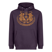 Plum twin tiger sak yant tattoo muay thai thailand martial art tank top Heavyweight Hoodie - linhVisuals