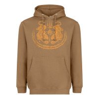 Toasted Coconut twin tiger sak yant tattoo muay thai thailand martial art tank top Heavyweight Hoodie - linhVisuals