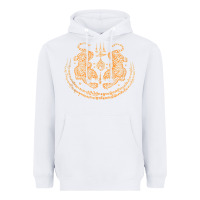 White twin tiger sak yant tattoo muay thai thailand martial art tank top Heavyweight Hoodie - linhVisuals