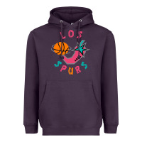 Plum Los Spurs Heavyweight Hoodie - linhVisuals