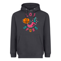 Smoke Los Spurs Heavyweight Hoodie - linhVisuals