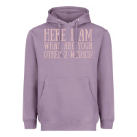 Lavender here i am what are your other 2 wishes Heavyweight Hoodie - linhVisuals