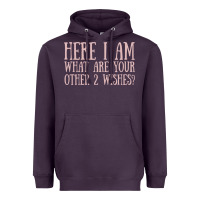 Plum here i am what are your other 2 wishes Heavyweight Hoodie - linhVisuals