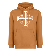 Meerkat crusader cross of jerusalem knights templa Heavyweight Hoodie - linhVisuals