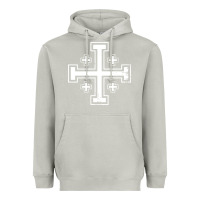 Moon Dust crusader cross of jerusalem knights templa Heavyweight Hoodie - linhVisuals